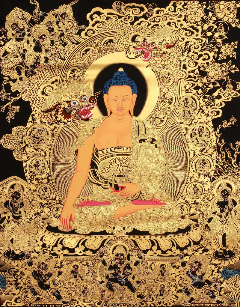 Temptation Of Shakyamuni Buddha By Mara