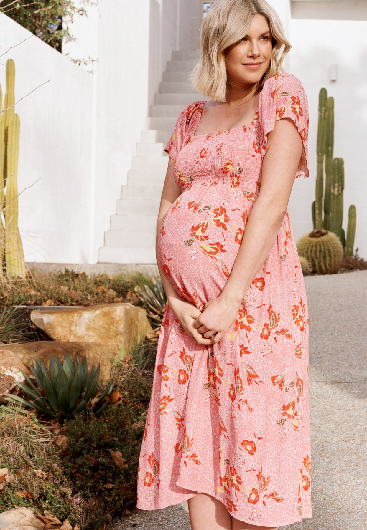 Luftpost magasin Tether Ella Bella Maternity | Libby Smocked Dress | Canada