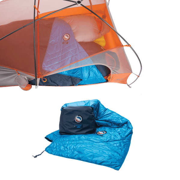 2022新生活 Big Agnes Insulated Tent Comforter (FireLine Eco), Blue
