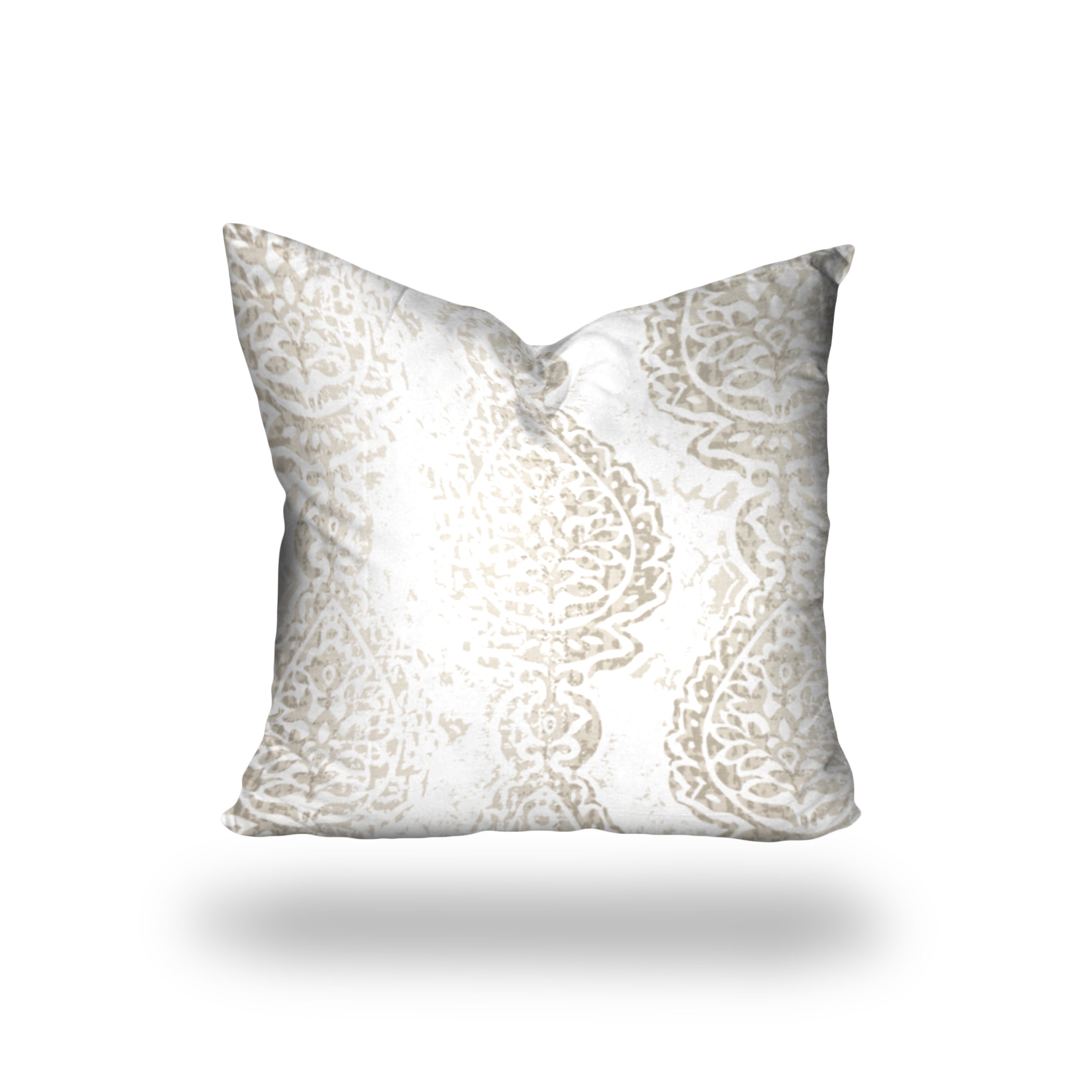 BALLWIN Ecru Indoor Pillows - Choose Your Size, Stuffing & Closure