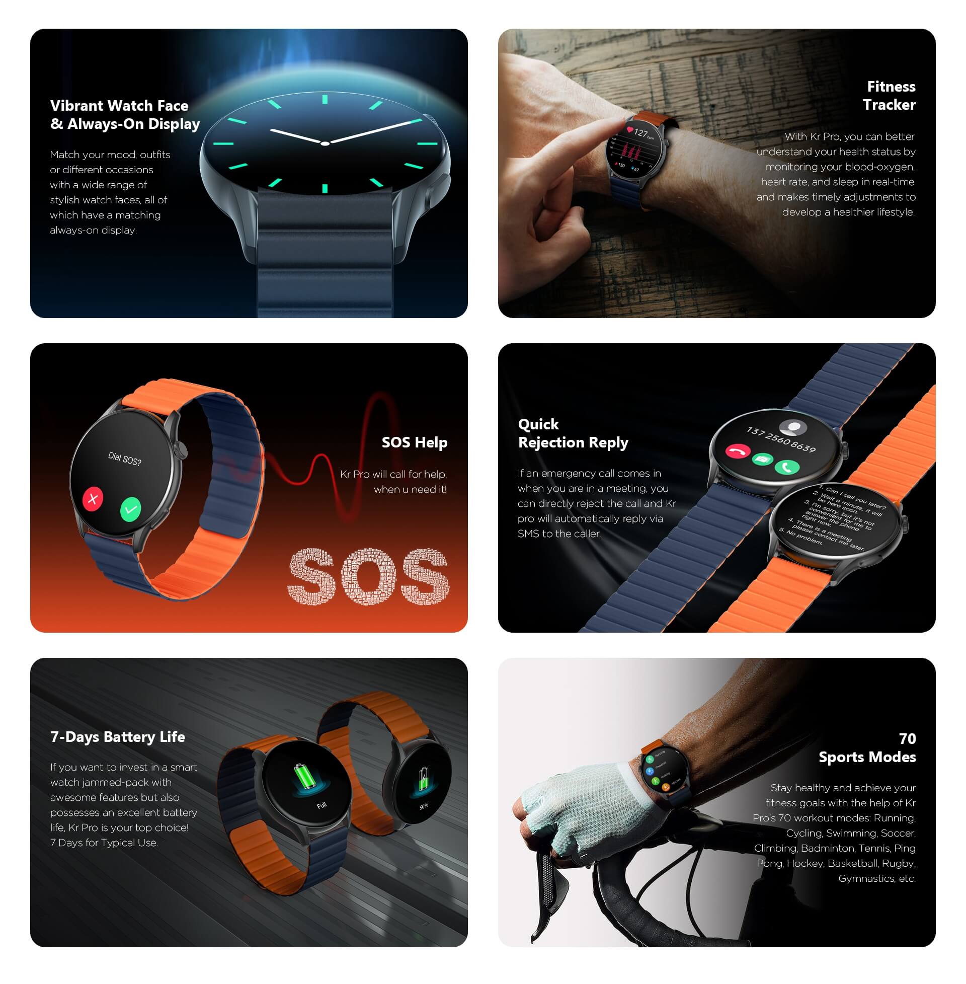 Smartwatch Xiaomi Kieslect KR – MALIKA