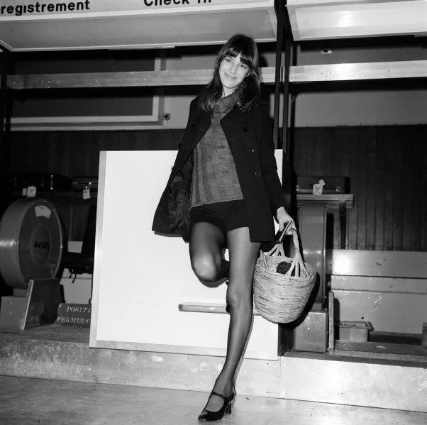 Jane Birkin wearing Mary Jane Shoes