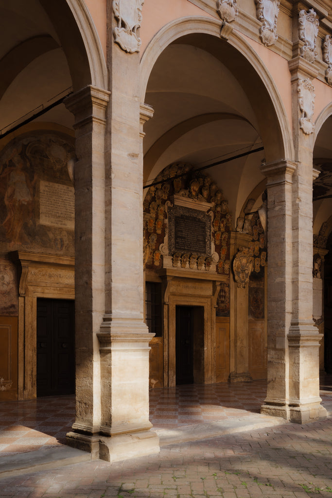 Archiginnasio Municipe Library in Bologna