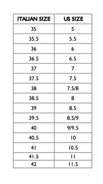 ODP Shoe size info