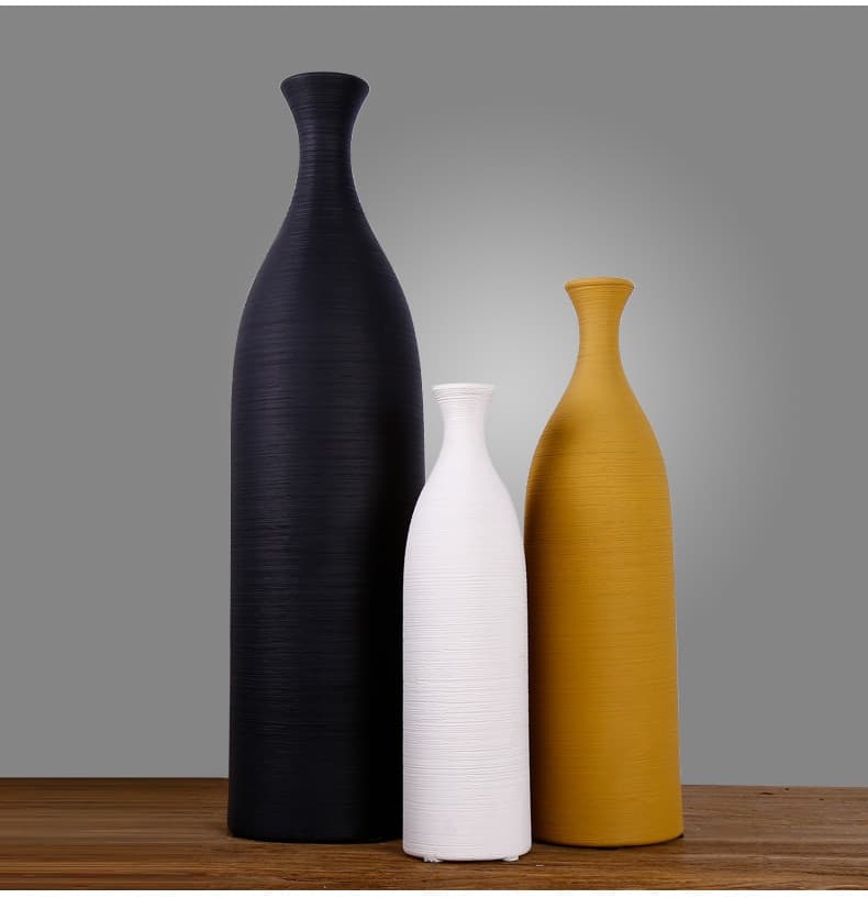 Large format Scandinavian bottle vase