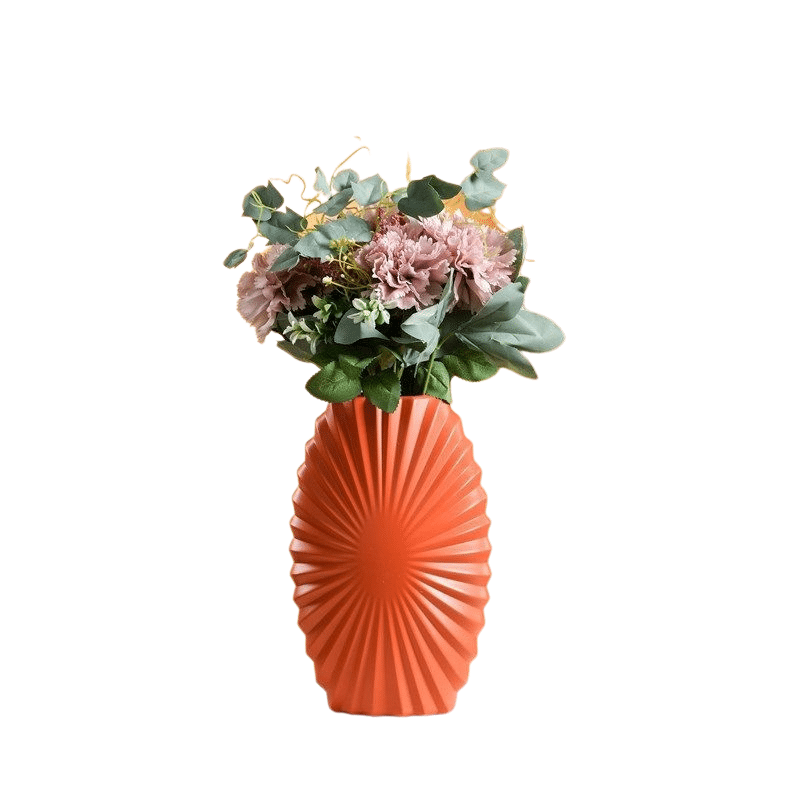 Modern plastic outdoor vase