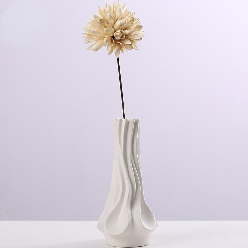 Original Nordic white vase