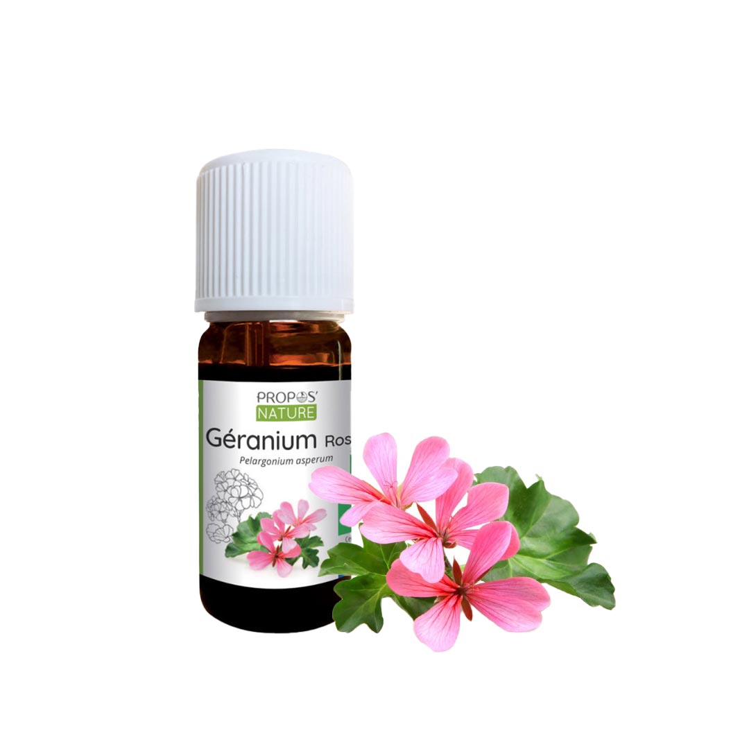 Geranium Organic Essential Oil, 10ml