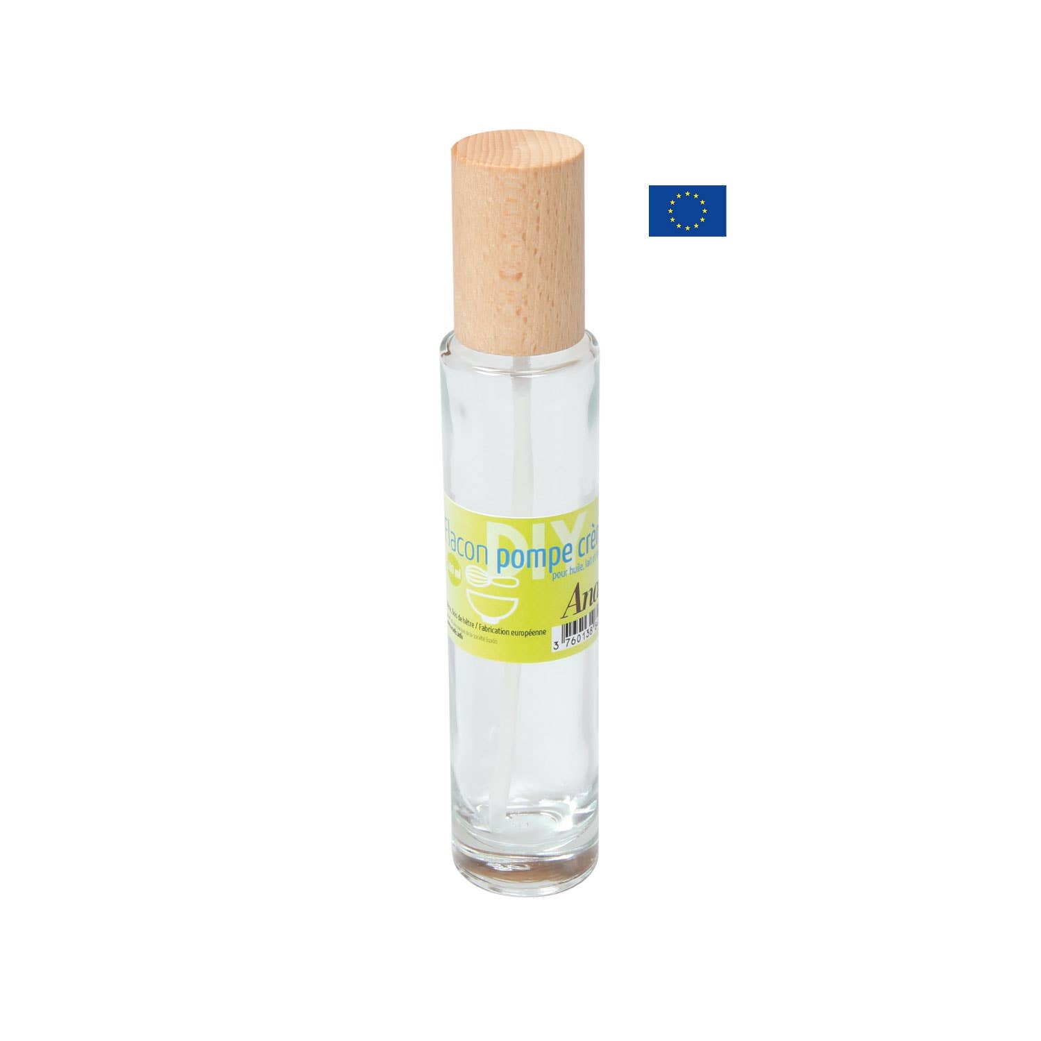 Glass bottle with pump - 100 mL