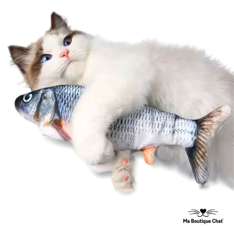 Jouet poisson interactif pour chat - Petits Compagnons