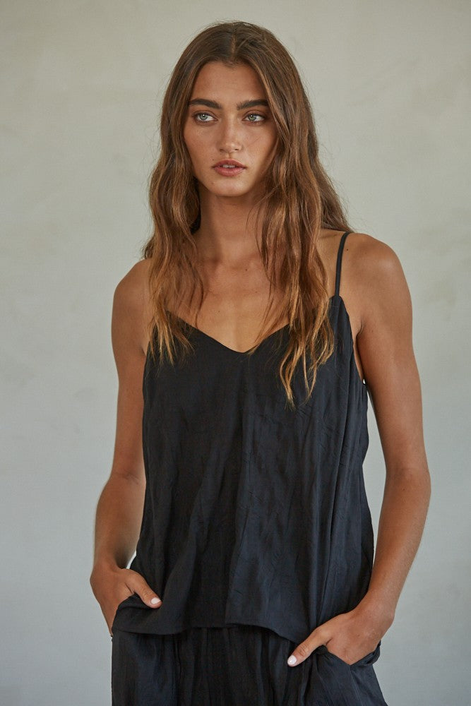 By Together, Double Layer Scoop Neck Tank Top