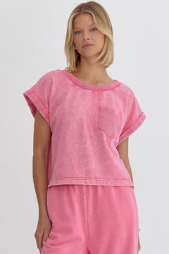 Slow Lane Top Pink