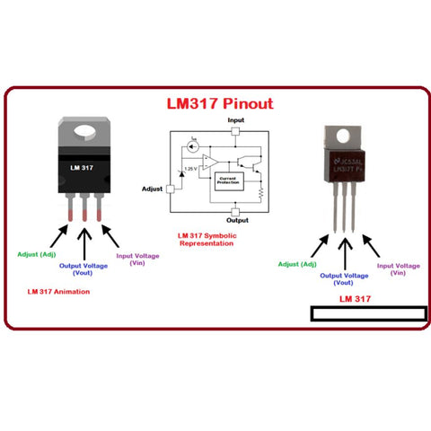 LM317T adjustable Voltage Regulator TO-220