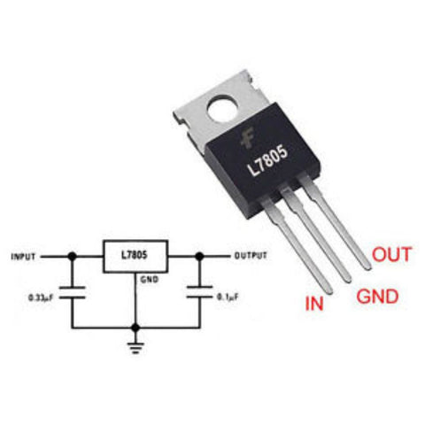 Lm7805 voltage regulator 5V