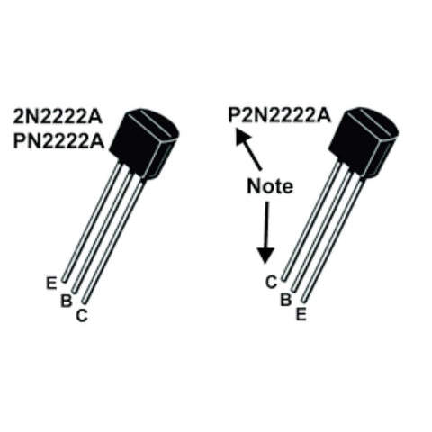 2N2222A pin out