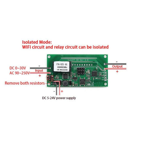 Sonoff SV 5 - 24V WIFI Wireless Switch