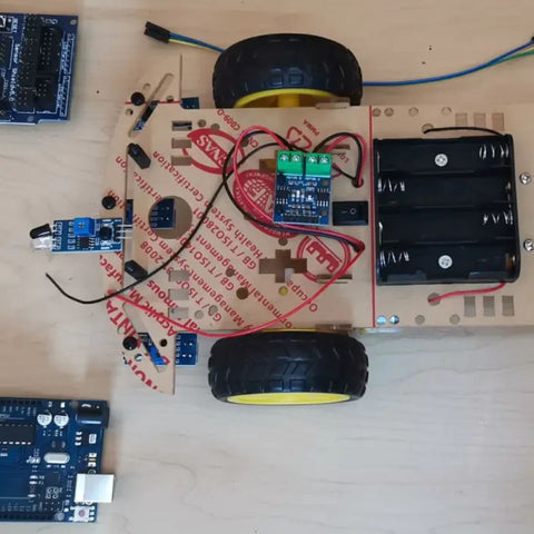 2WD Arduino DIY Robot Chassis and Electronic Kit