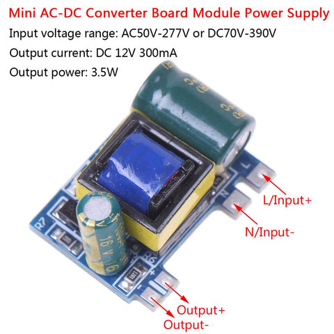 12V 300mA power supply module