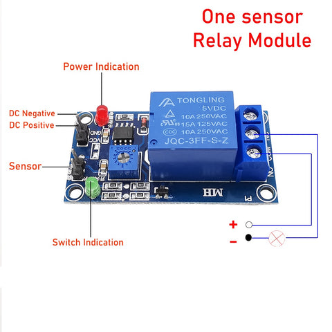 rain sensor module pin layout