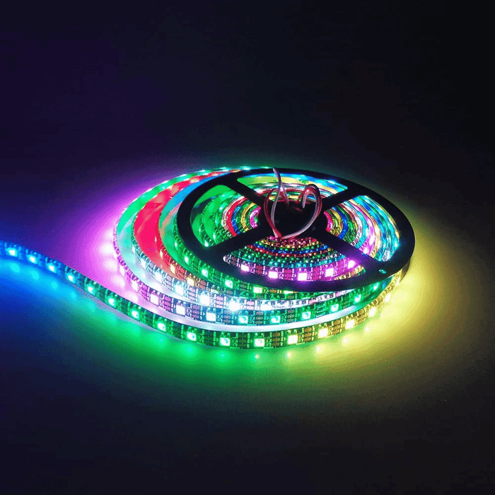 Digital RGB LED Weatherproof Strip 60 LED - (1m) with 5 Projects