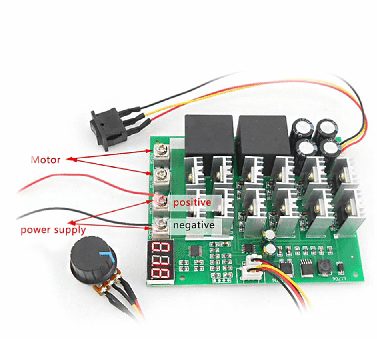 100A PWM Motor Speed Controller with Display