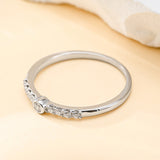 Victoria 925 Sterling Silver Moissanite Ring