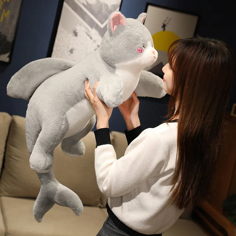 Kawaii Shark Cat Plush Toy