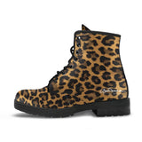 Leopard Leather Boots (Vegan)