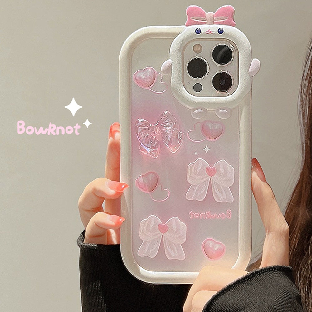 White Butterfly Mirror iPhone Case - ZiCASE
