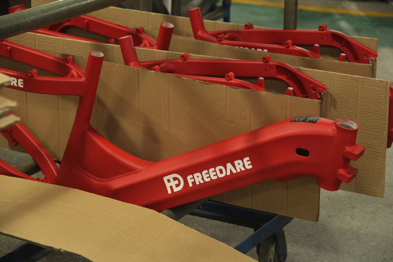 Freedare Eden Electric Bike Frame Color Red