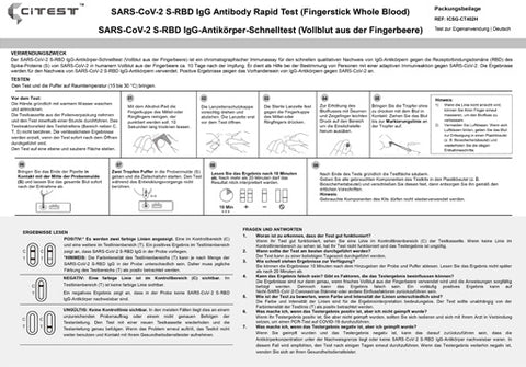 Manual_CITEST SARS-CoV-2 S-RBD IgG-Antikörper-Schnelltest für den Heimgebrauch