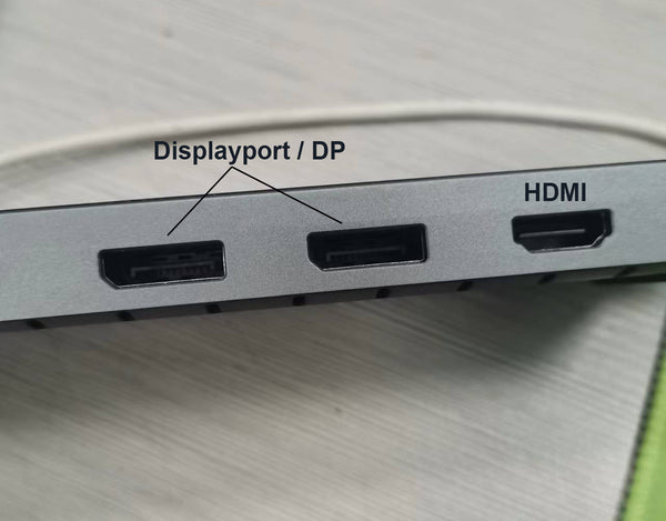 Displayport and HDMI