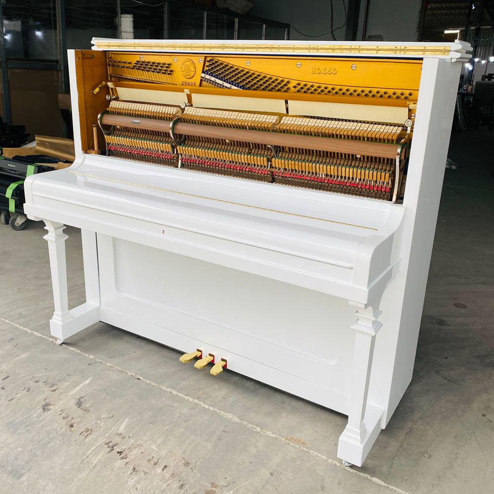 Đàn Piano Cơ Kawai No.350 Màu Trắng