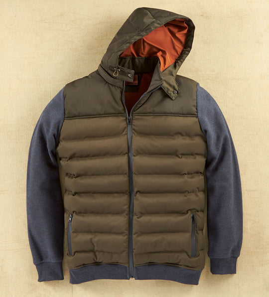 Patrick James Mixed Media Quilted Jacket