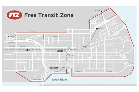 Free Zone Transport Perth Map