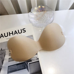 Sticky Bra Thicker Sponge Bra Pads Breast Push Up Enhancer Removeable  Adding Inserts Cups Invisible Lift