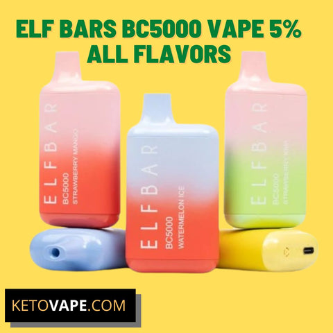 ELF BAR DISPOSABLE VAPE BC5000