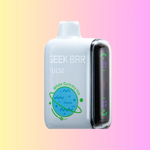 White Gummy Ice Geek Bar Pulse