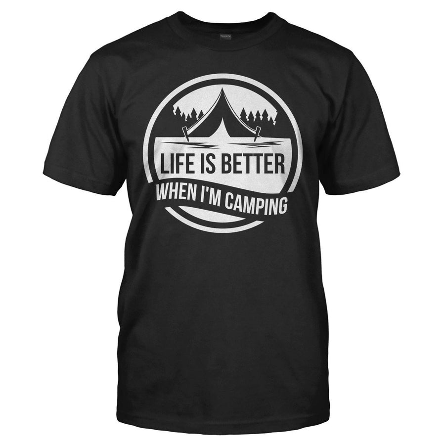 cheap camping t shirts