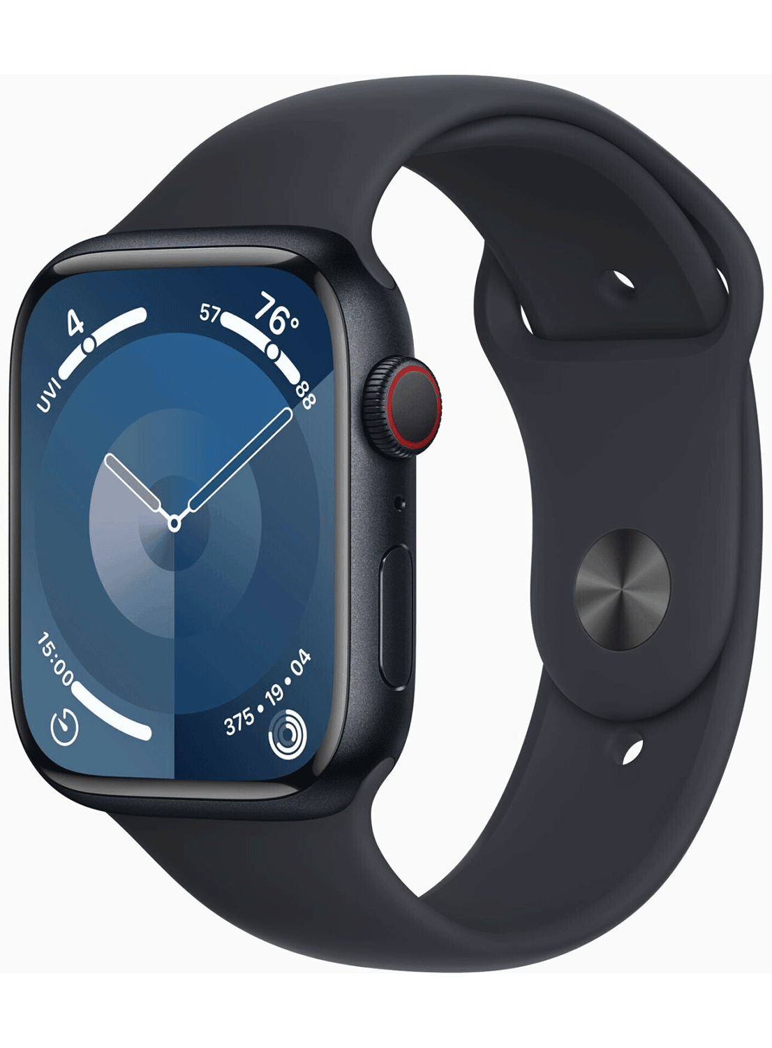 Apple Watch Series 9 4G 45mm Aluminium Case mit Silicon Armband - CarbonPhone product image