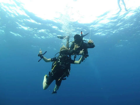 First experience of scuba diving with the Discovery Scuba Diving program