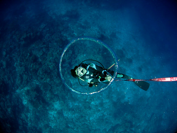 Curso de especialidad PADI Bubbke Ring Artist en Koh Tao