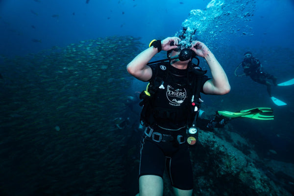 mask clearing in Koh Tao