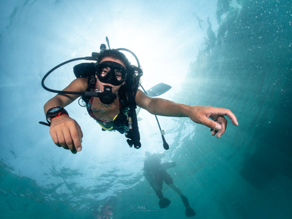 buceador en Koh Tao