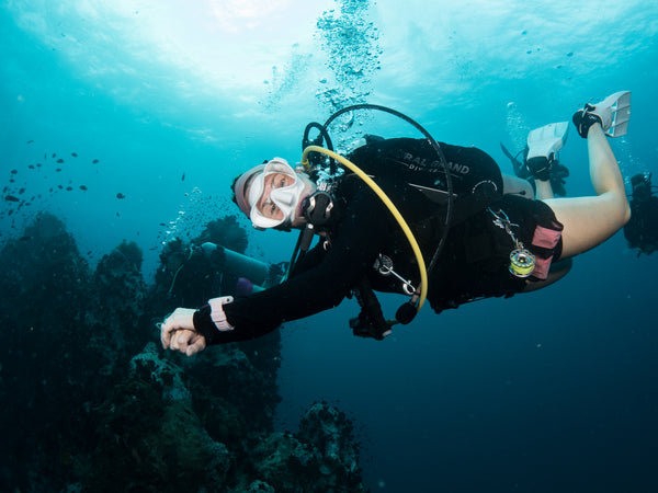 scuba diver in koh tao, Thailand