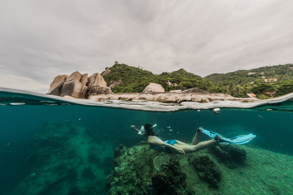 Grande plongée en apnée à Koh Tao