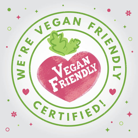 We are Vegan Friendly Certified