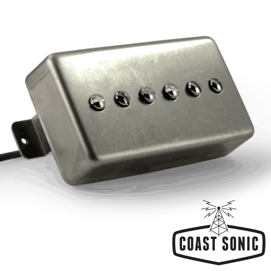 Lindy Fralin P90 Humbucker Bridge Pickup Raw Nickel