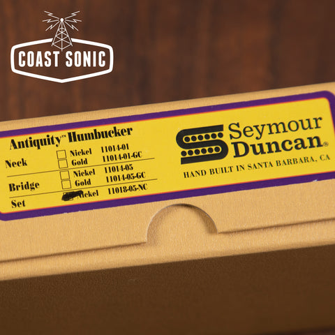 Seymour Duncan Antiquity Humbucker Pickups set nickel