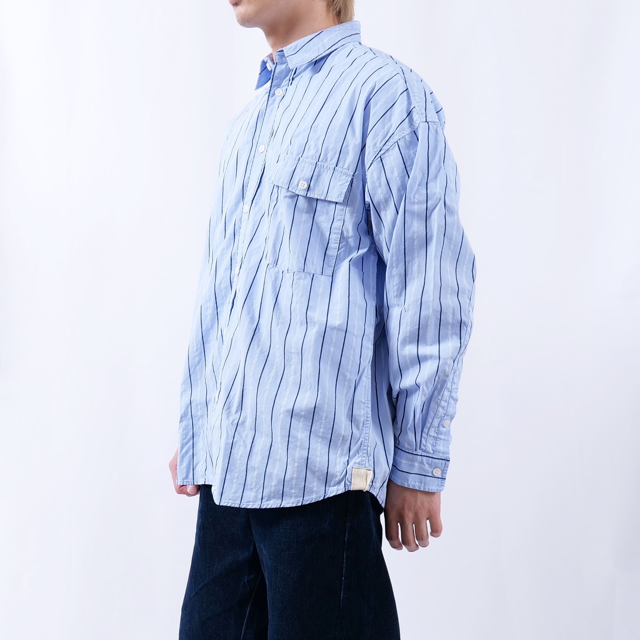 注目の Blue Classic x Blue Shirt - Stripe Typewriter Typewriter